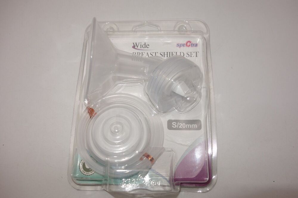NEW Spectra Baby Wide Breast Flange Set Breast Shield Set Small 20mm for S1 S2